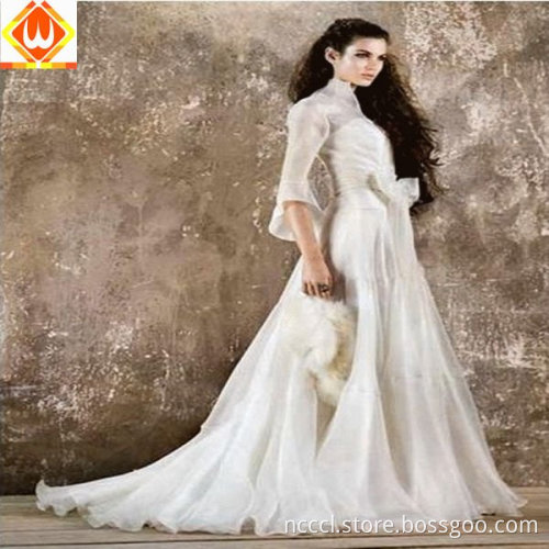 white color NEW ARRIVAL!!!royal sexy wedding dress for bride